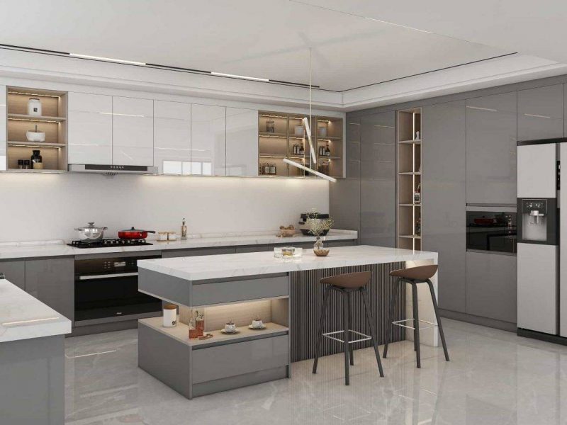 Modern-Two-tone-Grille-U-Shaped-Kitchen-Cabinet-1-1500x841